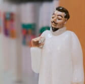 画像:受付の置物